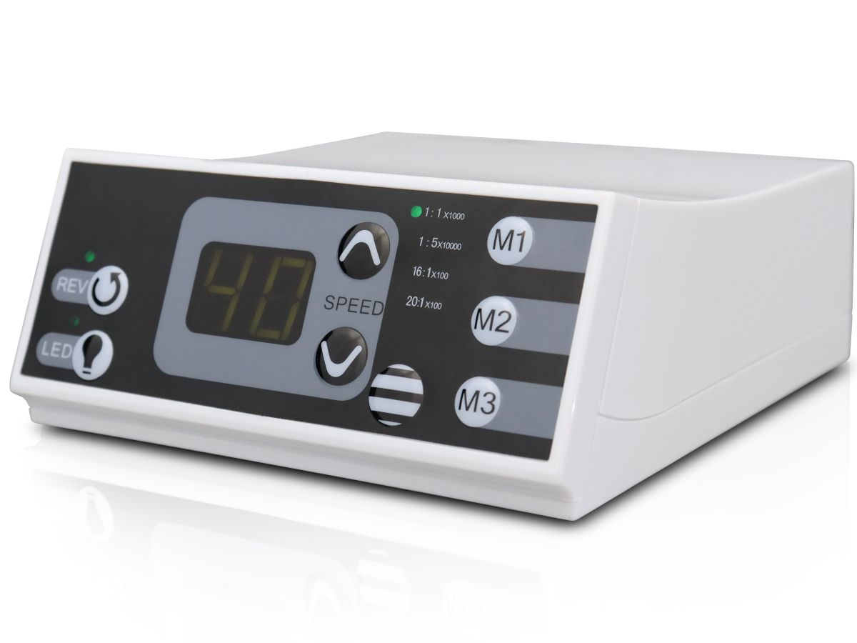 Moteur &eacute;lectrique portable dentaire WJ W90 de type E avec lumi&egrave;re LED